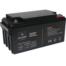 Аккумулятор AGM 12В 65Ач, AX-AGM-65, AXIOMA energy