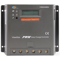 Контроллер, ШИМ 60А 12/24/36/48В с дисплеем, (VS6048BN), EPsolar(EPEVER)