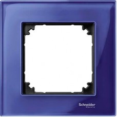 Рамка 1-постова Merten M-Elegance Скло. Колір Сапфір MTN4010-3278 