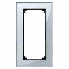 Рамка 2-постова без перегородки Merten M-Elegance Скло. Колір Алмаз MTN4025-3260 