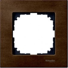 Рамка 1-постова Merten M-Elegance дерево. Колір Горіх MTN4051-3473 
