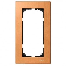 Рамка 2-постова без перегородки Merten M-Elegance дерево. Колір Бук MTN4058-3470 