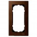 Рамка 2-постовая без перегородки Merten M-Elegance Дерево Орех MTN4058-3473