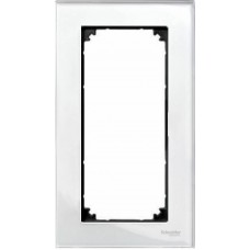 Рамка 2-постова без перегородки Merten M-Elegance Скло. Колір Діамант MTN404819 