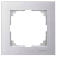 Рамка 1-постовая Merten M-Pure. Цвет Алюминий (MTN4010-3660)