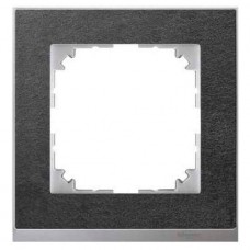 Рамка 1-постовая Merten M-Pure Decor Сланец/ алюминия MTN4010-3669 