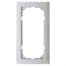 Рамка 2-постовая без перегородки Merten M-Pure Алюминий MTN4025-3660 