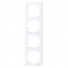 4 постовая рамка Merten M-Pure бриллиантовый белый (MTN4040-3625)