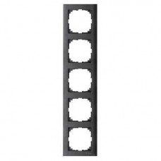 Рамка 5-постова Merten M-Pure. Колір Антрацит MTN4050-3614 