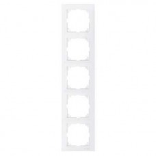 Рамка 5-постова Merten M-Pure. Колір Полярно-Білий MTN4050-3619 