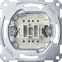 MTN3612-0000 Механізм 1-клавішного вимикача Merten System M, 2 полюса, 16А