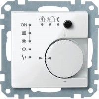 Терморегулятор KNX с 4- кнопочным интерфейсом Merten System M Полярно-белый MTN616719 Терморегулятор KNX с 4- кнопочным интерфейсом Merten System M Полярно-белый MTN616719