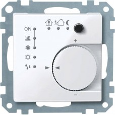 Терморегулятор KNX с 4- кнопочным интерфейсом Merten System M Активный белый MTN616725