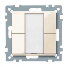 2-кнопочный выключатель KNX plus Merten System M Бежевый MTN617244
