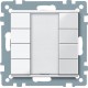 4-кнопковий вимикач KNX plus Merten System M. Колір Полярно-Білий MTN617419