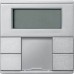 2-кнопковий вимикач з терморегулятором KNX plus Merten System M. Колір Алюміній MTN6212-0460