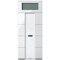 4- кнопочный выключатель с терморегулятором KNX plus Merten System M Полярно-белый MTN6214-0319 4- кнопочный выключатель с терморегулятором KNX plus Merten System M Полярно-белый MTN6214-0319