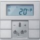 Терморегулятор KNX с дисплеем Merten System M Алюминий MTN6241-0460