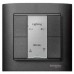 2-кнопковий вимикач KNX plus Merten System M. Колір Антрацит MTN627614