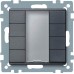 4-кнопковий вимикач KNX plus Merten System M. Колір Антрацит MTN627814