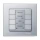 4-кнопковий вимикач KNX plus Merten System M. Колір Алюміній MTN627860 4-кнопковий вимикач KNX plus Merten System M. Колір Алюміній MTN627860