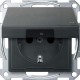 Механізм розетки IP44 з кришкою Merten Shuko, 2 полюса, 16А. Колір Антрацит, MTN2314-0414 Механізм розетки IP44 з кришкою Merten Shuko, 2 полюса, 16А. Колір Антрацит, MTN2314-0414