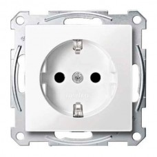 Механизм розетки с заземлением Merten Shuko 2 полюса 16А белый (MTN2301-0319)