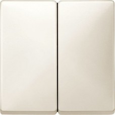 Двойная клавиша выключателя Merten System Design.  Бежевый MTN412544 