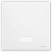 Клавіша вимикача з прямокутним віконцем для символів IP44 Merten System Design. Колір Полярно-Білий MTN412719 