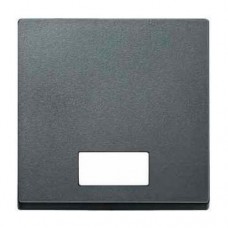 MTN433814 Клавиша с окошком для световой индикации Merten System M.  Антрацит