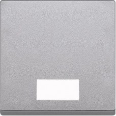 MTN433860 Клавиша с окошком для световой индикации Merten System M.  Алюминий