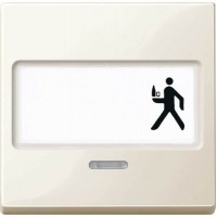Клавіша з полем для напису та віконцем для світлової індикації Merten System M. Колір Бежевий MTN434744 Клавіша з полем для напису та віконцем для світлової індикації Merten System M. Колір Бежевий MTN434744