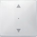 Клавіша для модуля кнопкового вимикача KNX зі стрілками "вгору/вниз" Merten System Design. Колір Полярно-Білий MTN626519 