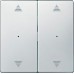 Клавіша для модуля 2-кнопкового вимикача KNX з символами "стрілок" Merten System Design (Полярно-Білий)