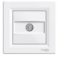 ⚡TV розетка прохідна 4 dB Asfora біла (EPH3200221)