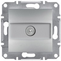 ⚡ TV розетка прохідна 4 dB Asfora алюміній (EPH3200261) ⚡ TV розетка прохідна 4 dB Asfora алюміній (EPH3200261)