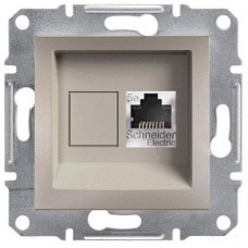 ⚡Розетка компьютерная Кат5e STP Asfora бронза (EPH5000169)