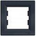 Рамка 1-постова горизонтальна Asfora антрацит (EPH5800171)