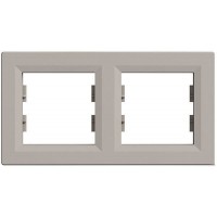 ⚡ Рамка 2-х постова горизонтальна Asfora бронза (EPH5800269)