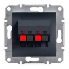 Аудіорозетка Schneider Electric серії Asfora антрацит (EPH5700171)
