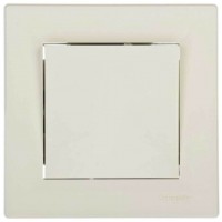 ⚡Двухполюсный одноклавишный выключатель Asfora IP20 кремовый (EPH0200123)