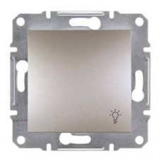 Кнопочный выключатель с символом свет Asfora бронза (EPH0900169)