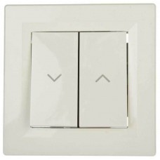 ⚡Выключатель для жалюзи Asfora IP20 кремовый (EPH1300123)