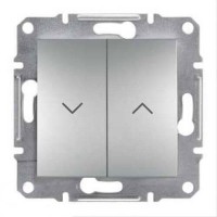 ⚡Вимикач для жалюзі Asfora IP20 алюміній (EPH1300161)