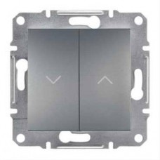 Выключатель для жалюзи Asfora IP20 сталь (EPH1300162)