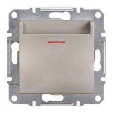 ⚡Карточный выключатель Asfora IP20 бронза (EPH6200169)