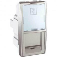 MGU3.414.30 Розетка комп'ютерна RJ45 кат. 6е, UTP 1 модуль серія Unica