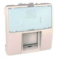 Плата центральная для коннекторов RJ45 AMP и KRONE 2 модуля серия Unica MGU9.460.25 Плата центральная для коннекторов RJ45 AMP и KRONE 2 модуля серия Unica MGU9.460.25