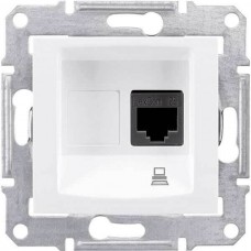 SDN4500123 Компьютерная розетка STP RJ45 кат.5e экранированная Sedna. Цвет Слоновая кость