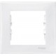 ⚡Декоративная рамка 1-постовая Sedna. Цвет Белый (SDN5800121)